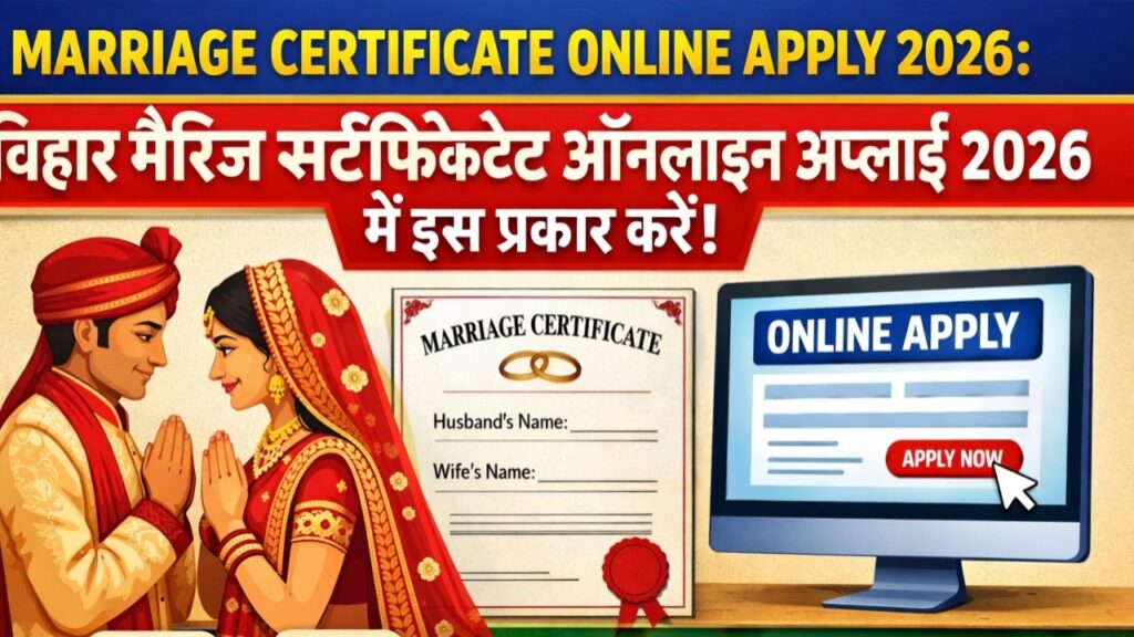 Marriage Certificate Online Apply 2026