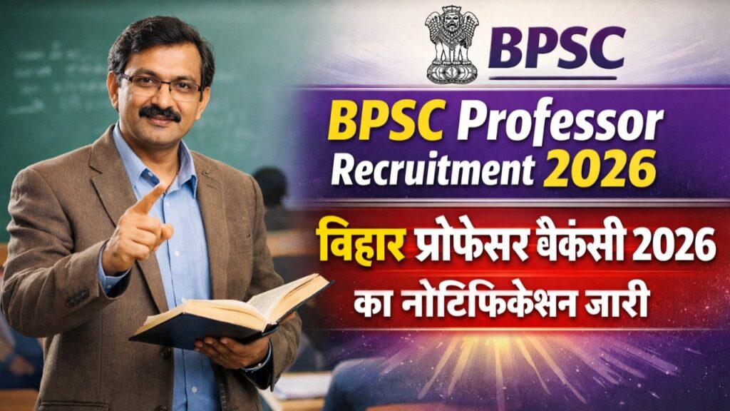 BPSC Professor Recruitment 2026