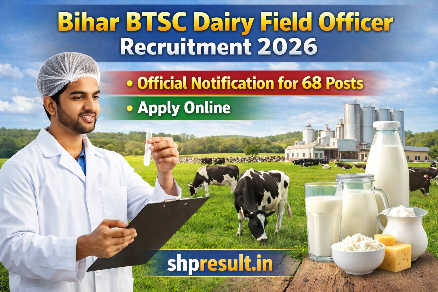 Bihar BTSC Dairy Field Officer Recruitment 2026